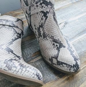 fergalicious snakeskin booties
